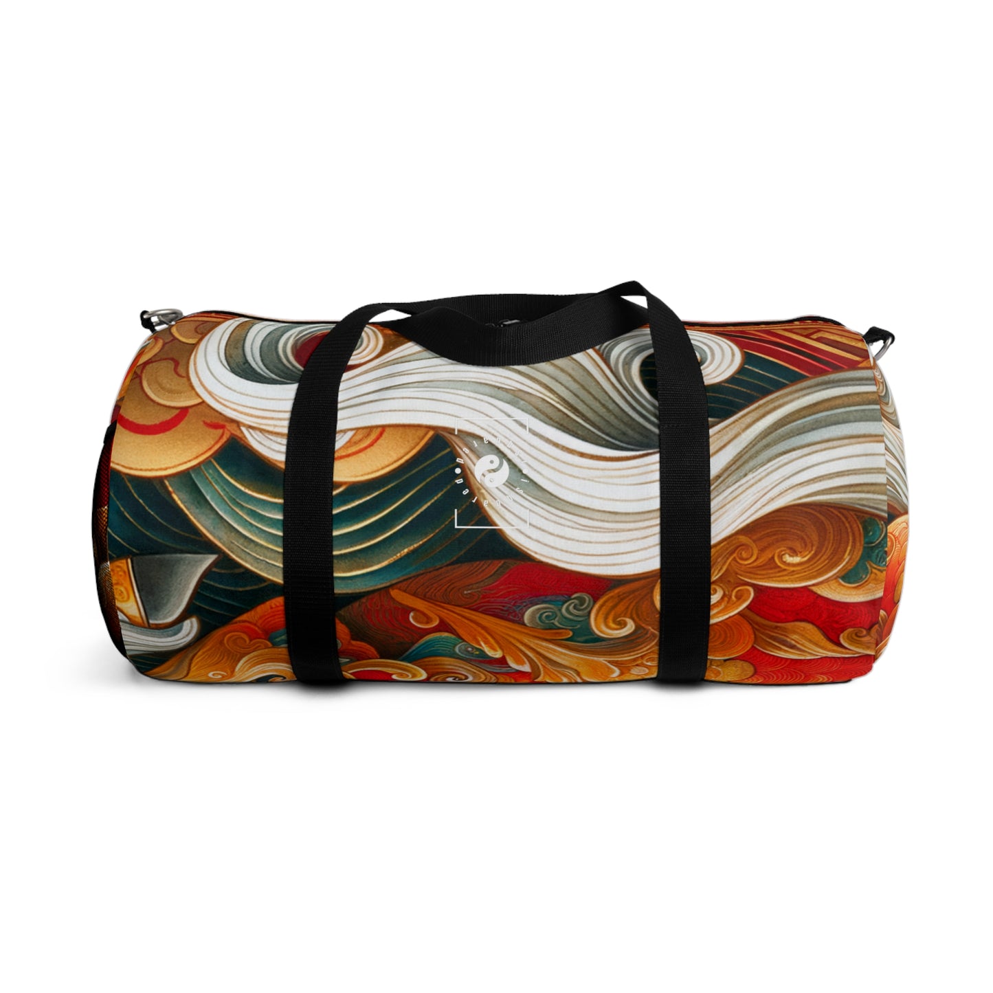 "Gold Gallop on Vermilion Vista: A Lunar New Year’s Ode" - Duffle Bag