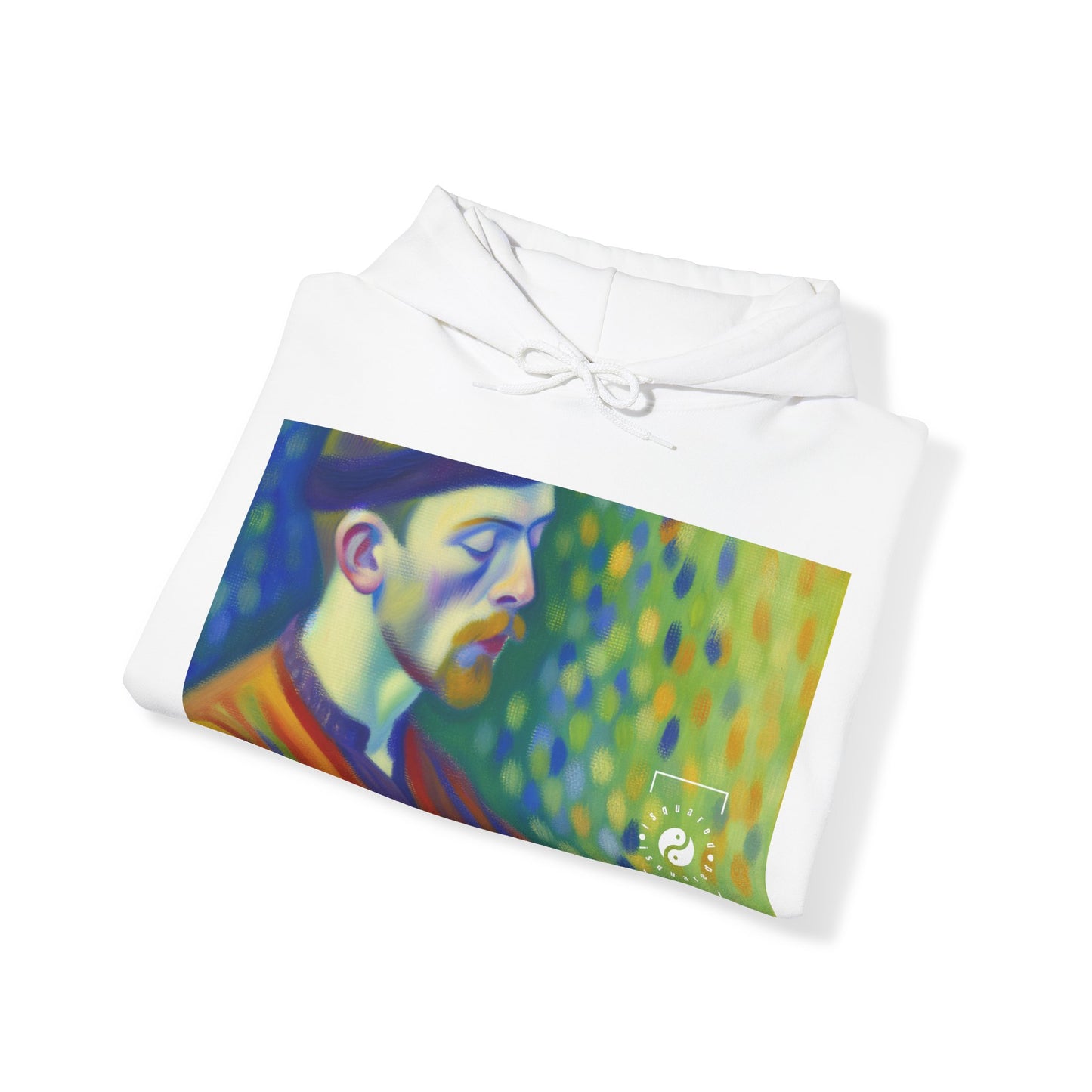 "Serene Resilience: A Frida's Solitude in hues" - Hoodie