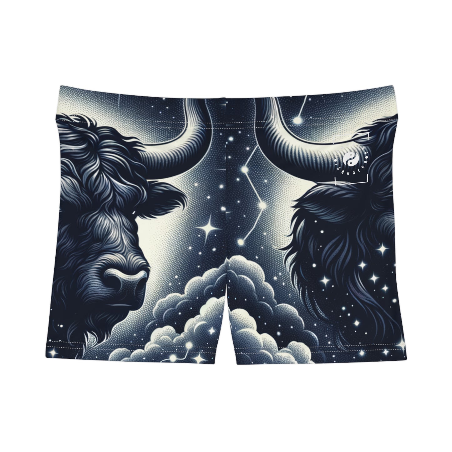 Celestial Taurine Constellation - Mini Hot Yoga Short