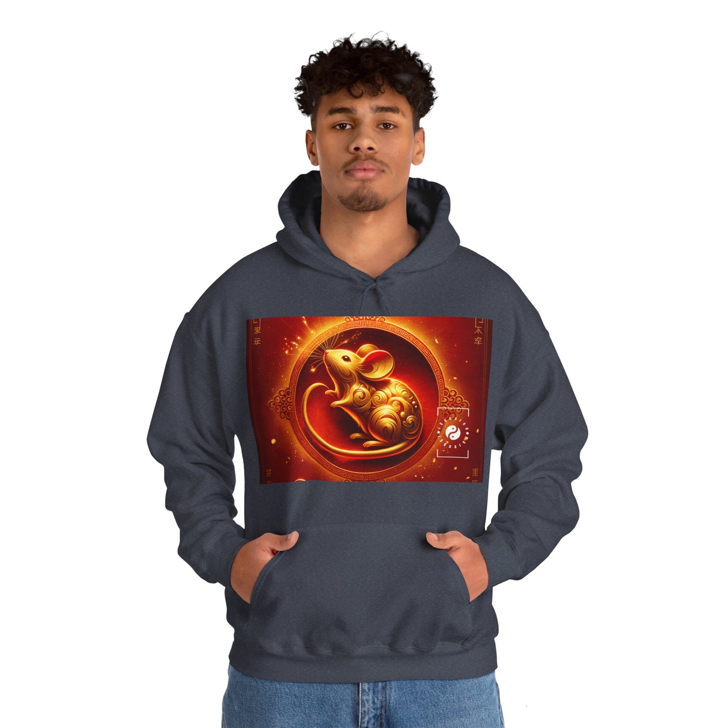 "Golden Emissary: A Lunar New Year's Tribute" - Hoodie