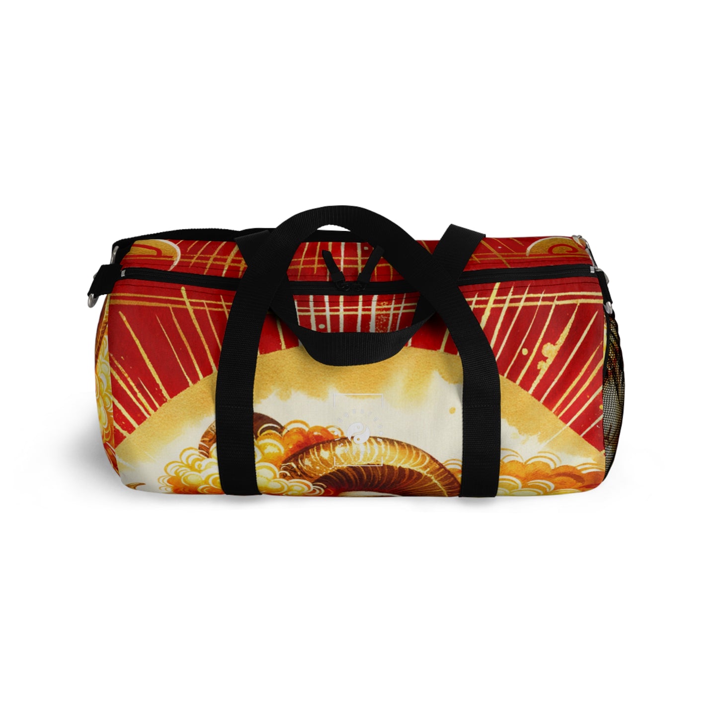 "Auspicious Gold of Divine Ewe: A Lunar New Year Revelry" - Duffle Bag