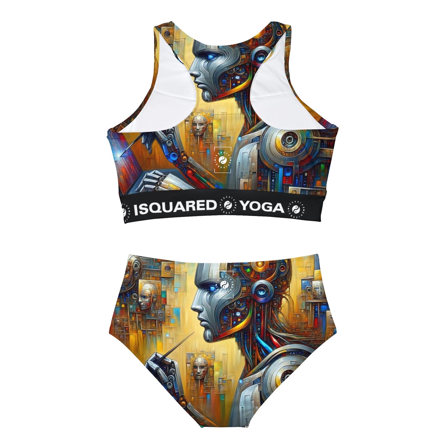 "TechnoGenesis: The Rise of AI" - Hot Yoga Bikini Set