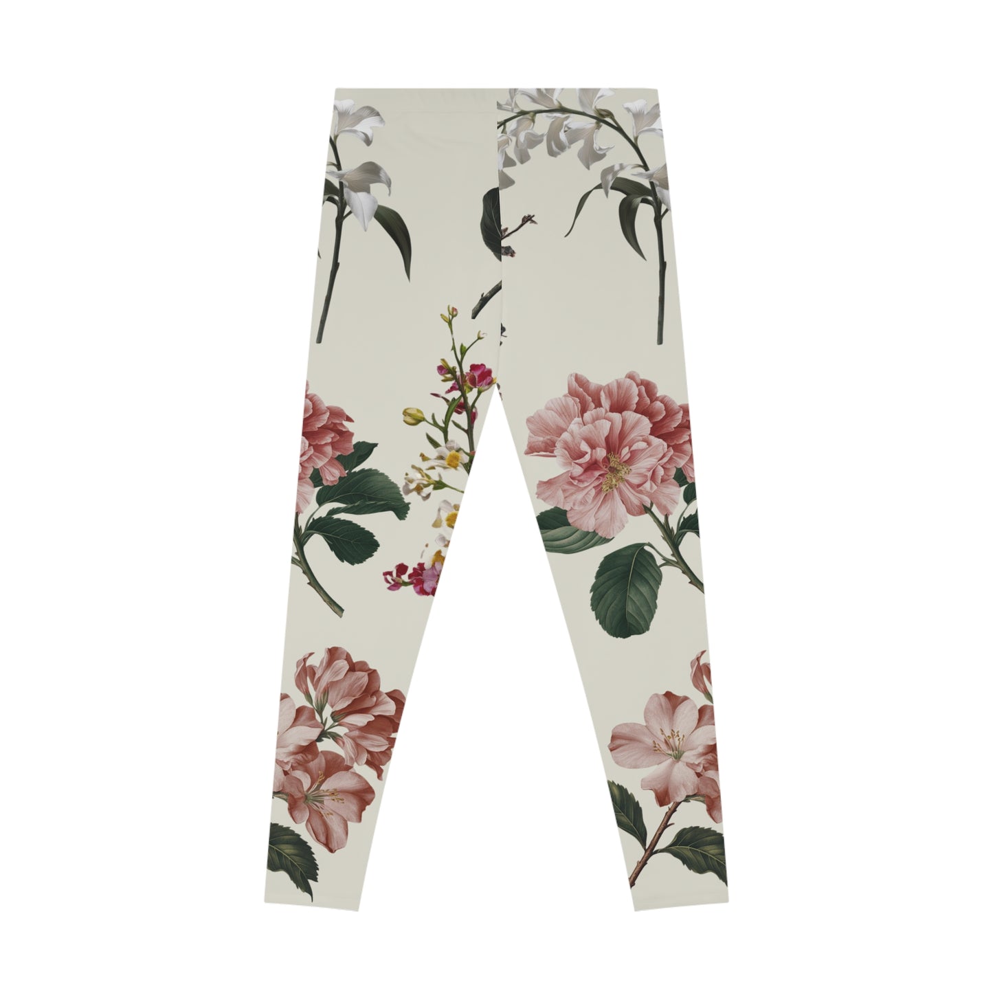 Botanicals on Beige - Unisex Tights