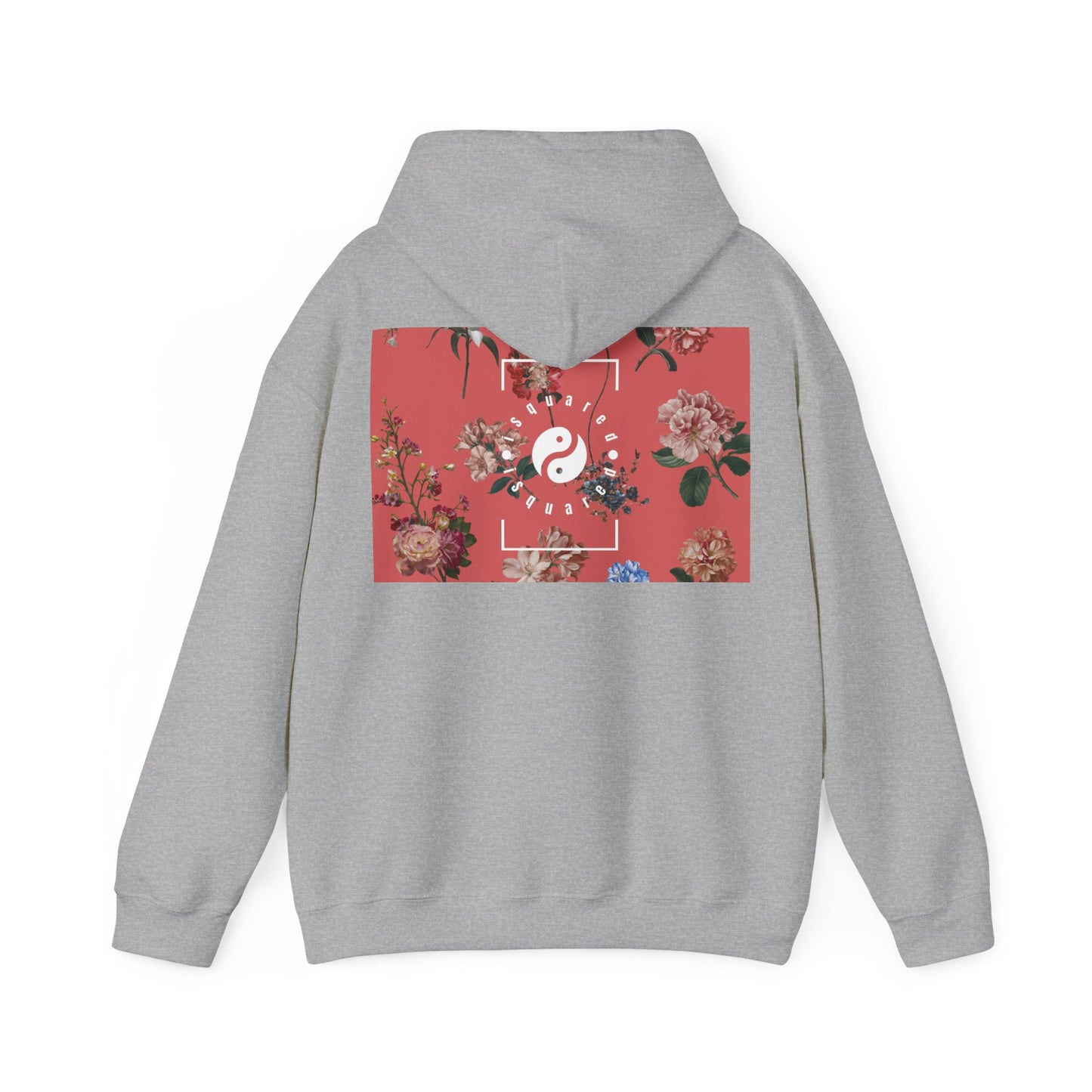 Botanicals on Coral - Hoodie