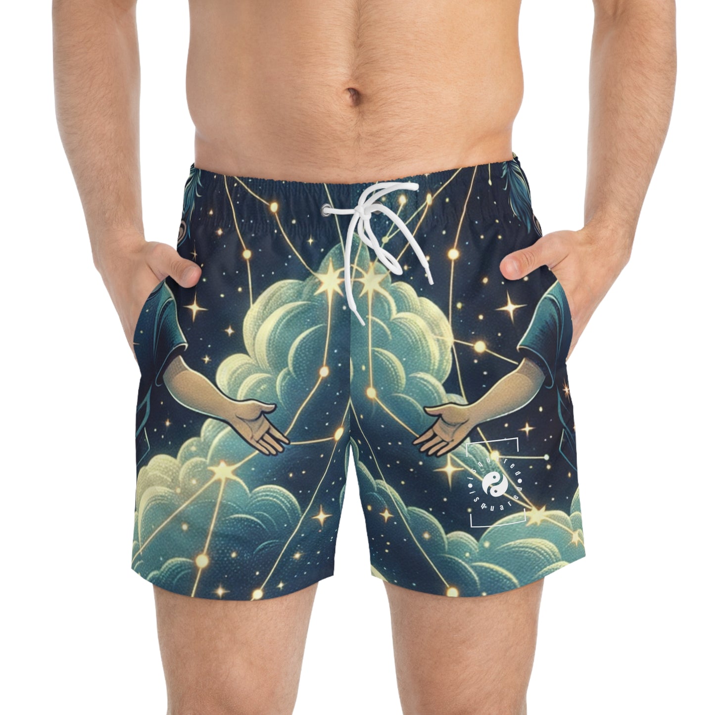 "Celestial Twinfinity" - Swim Trunks for Men