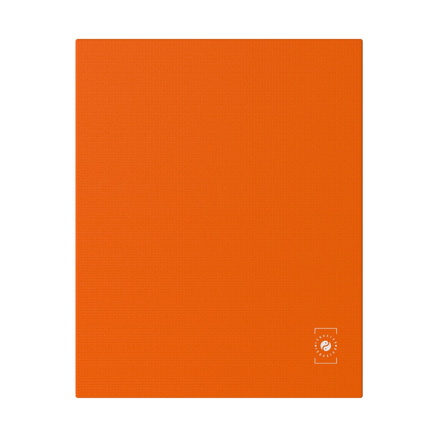 Neon Orange #FF6700 - Art Print Canvas