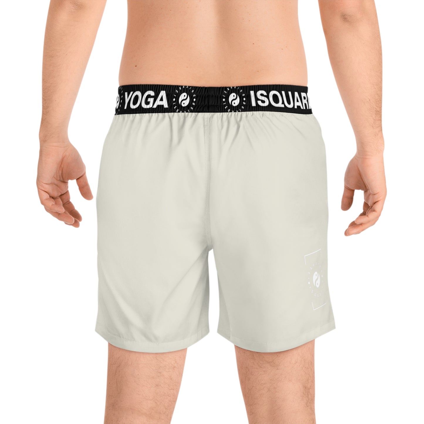 #E9E7DA Ivory - Swim Shorts (Mid-Length) for Men