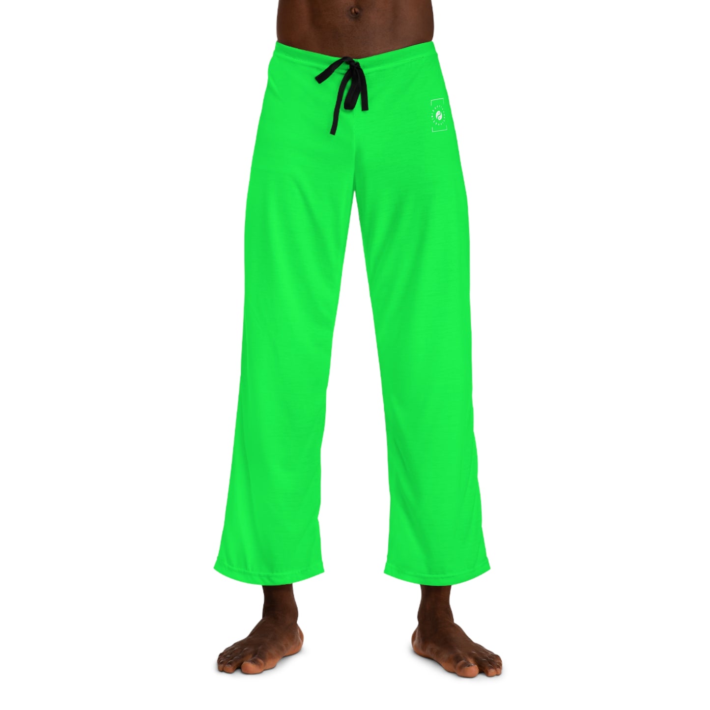 #0FFF50 Vert Fluo - Pantalon de détente pour homme