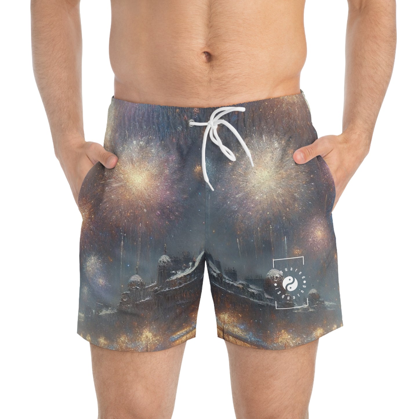 "Manet's Midnight Marvels" - Swim Trunks for Men