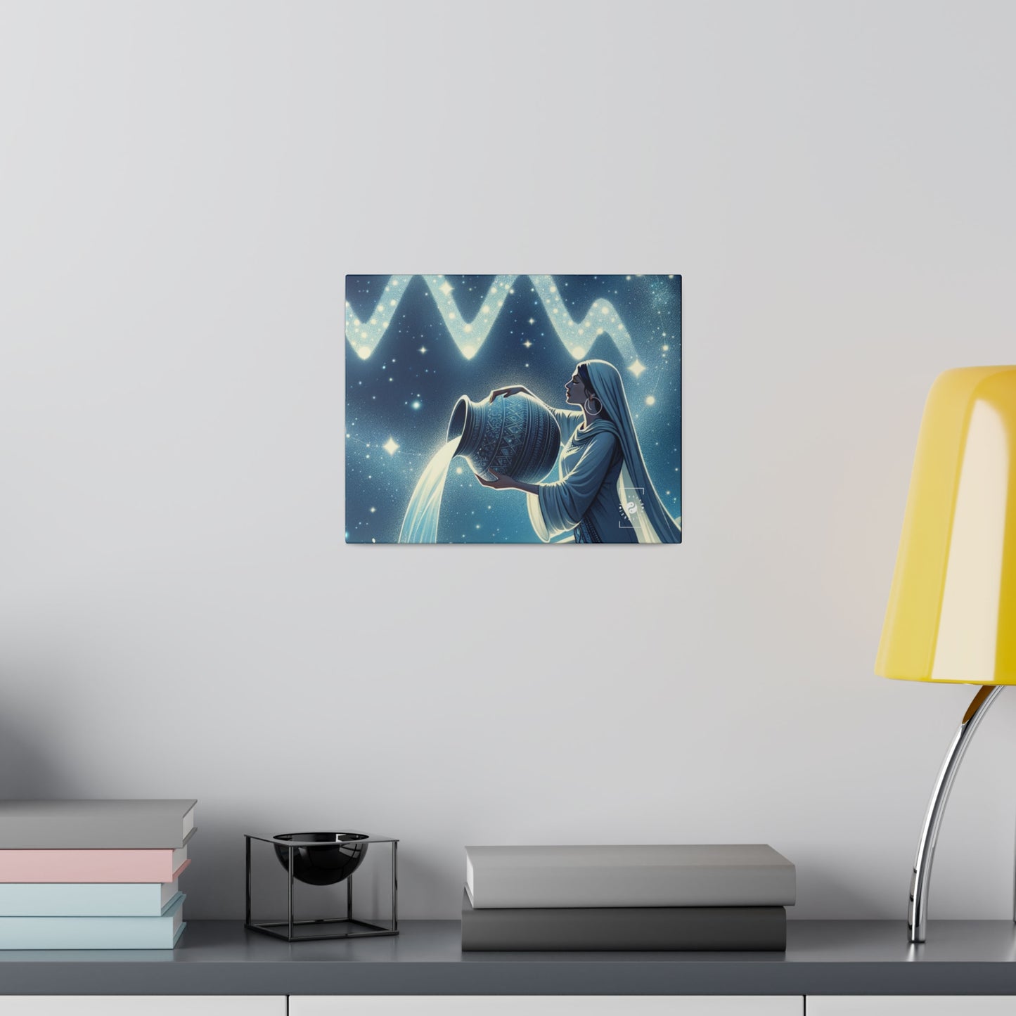 Aquarius Flow - Art Print Canvas