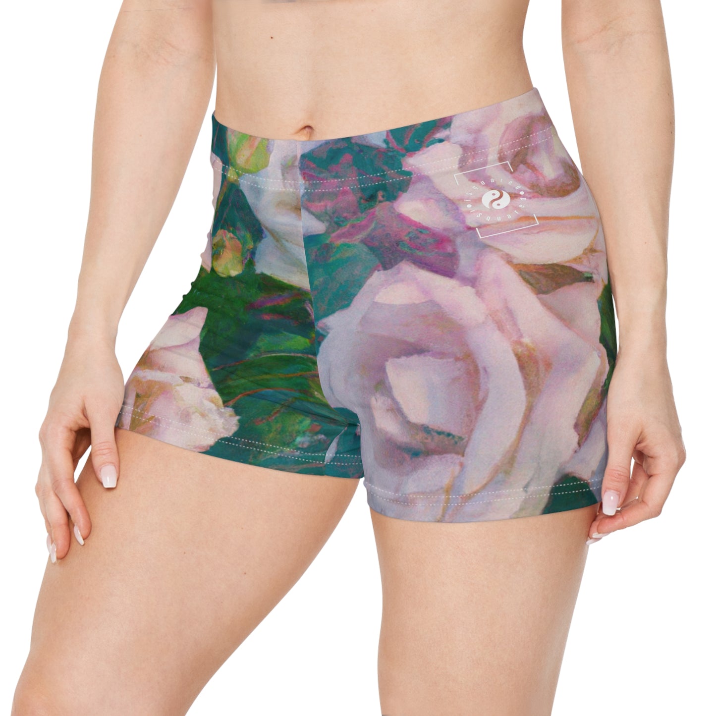 Cosmic Roses - Mini Hot Yoga Short