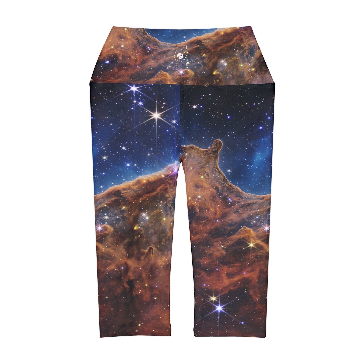 “Cosmic Cliffs” in the Carina Nebula (NIRCam Image) - JWST Collection - High Waisted Capri Leggings