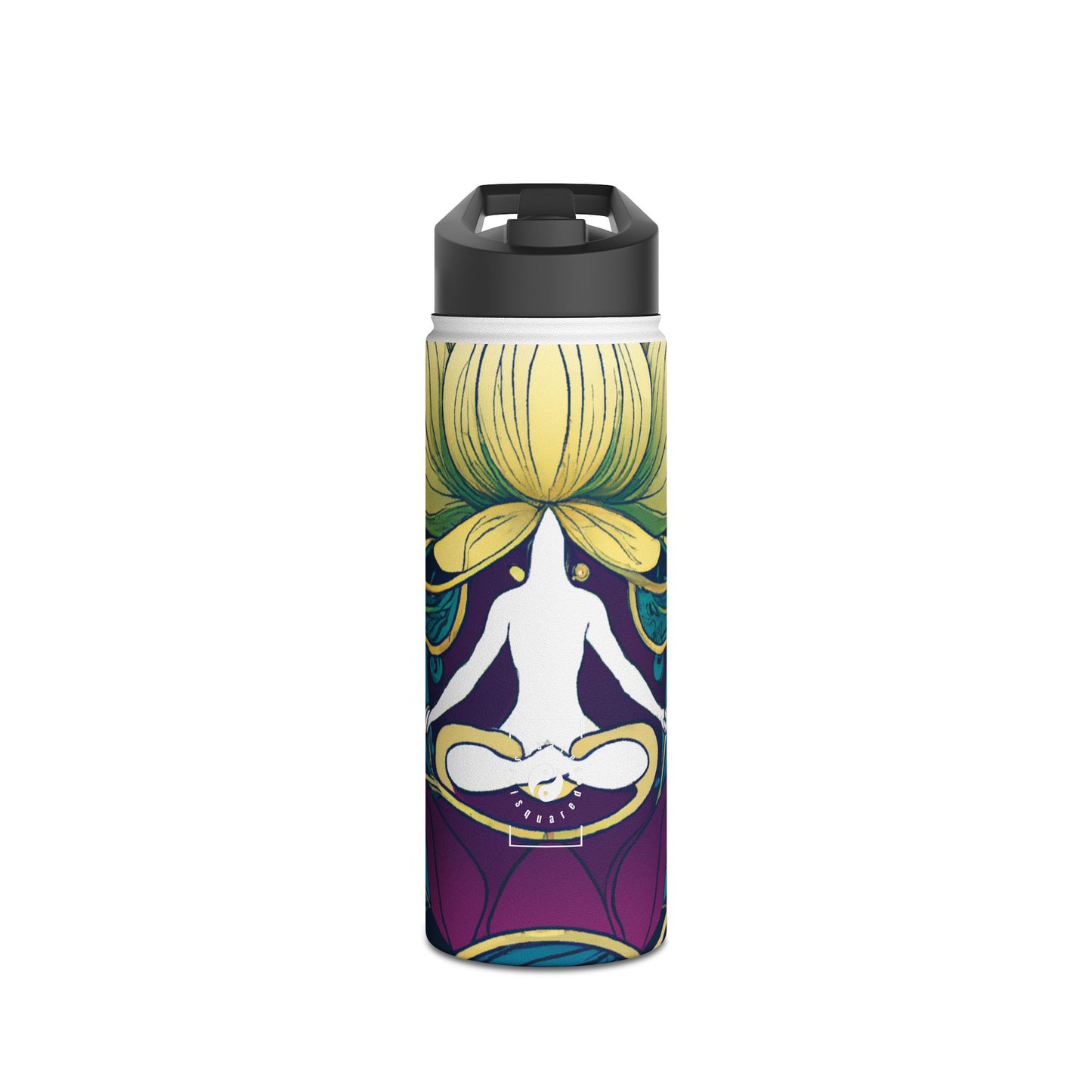 "Lotus Serenity Dance" - Water Bottle