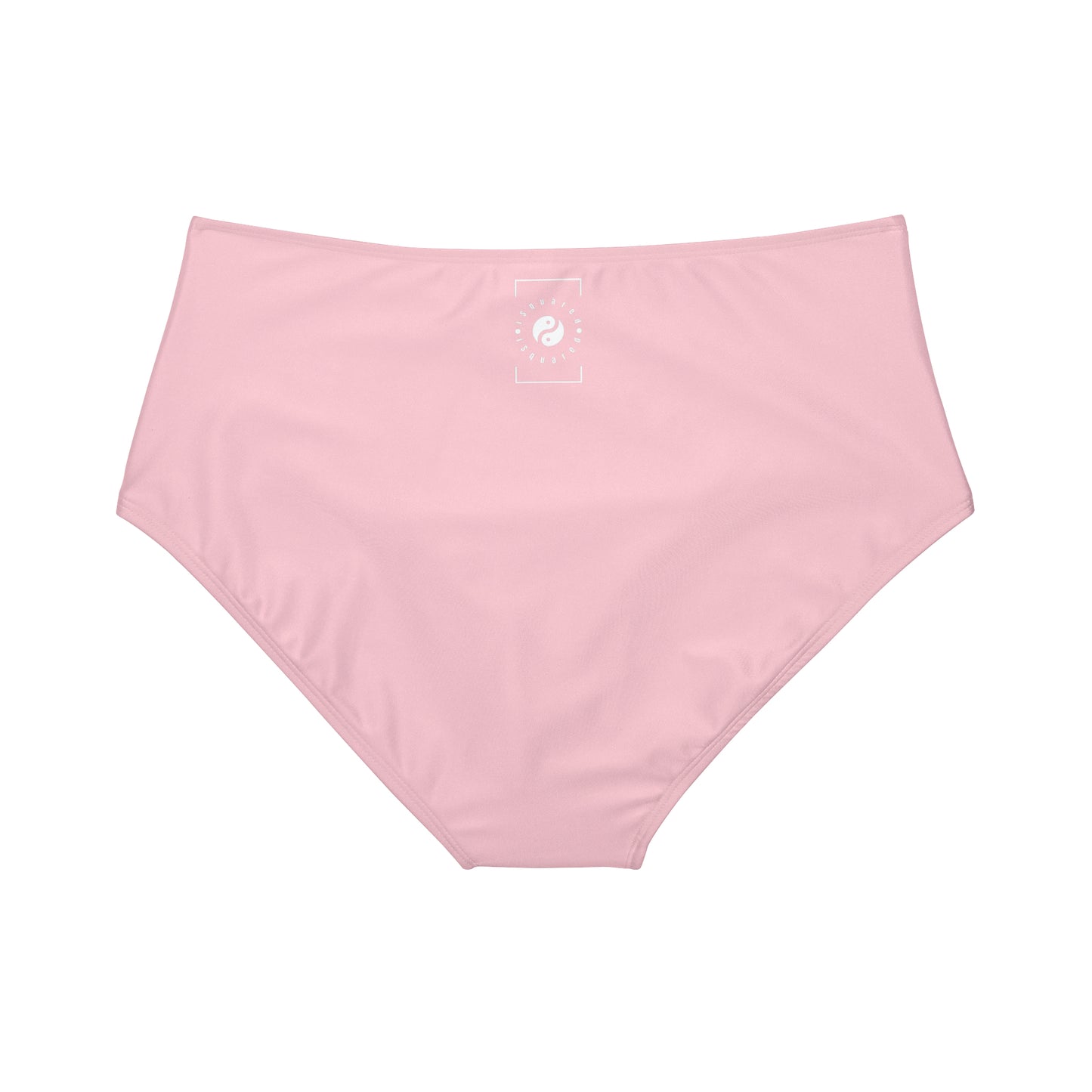 FFCCD4 Light Pink - High Waisted Bikini Bottom