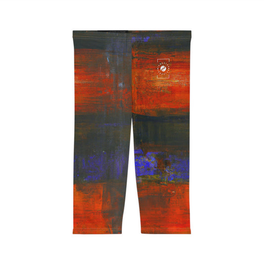 "Chromatic Reverie" - Capri Shorts