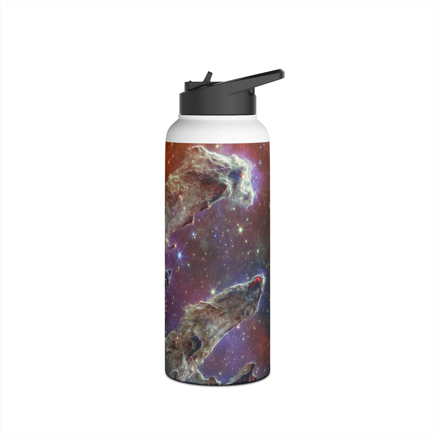 Pillars of Creation (NIRCam and MIRI Composite Image) - JWST Collection - Water Bottle