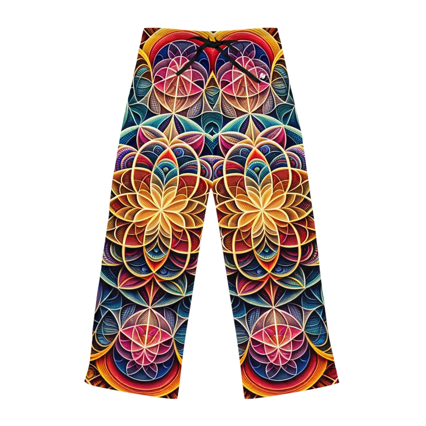 "Symétrie Sacrée : Radiance Infinie de l'Amour" - Pantalon lounge femme