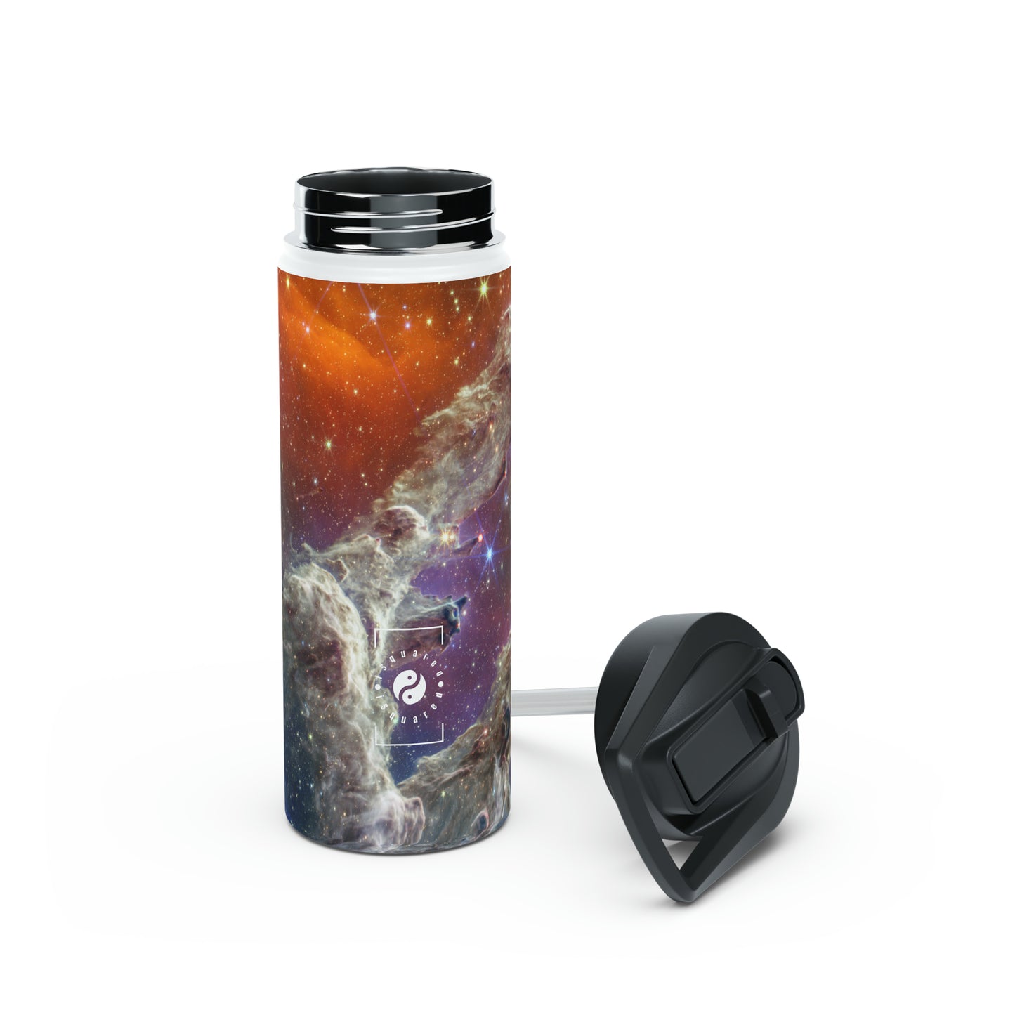 Pillars of Creation (NIRCam and MIRI Composite Image) - JWST Collection - Water Bottle