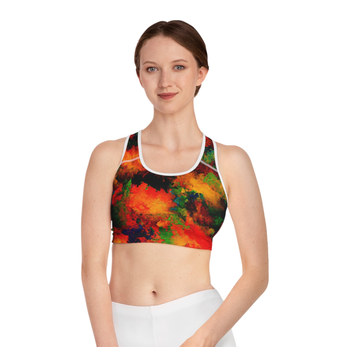 Luminous Whispers Symphony - High Performance Sports Bra