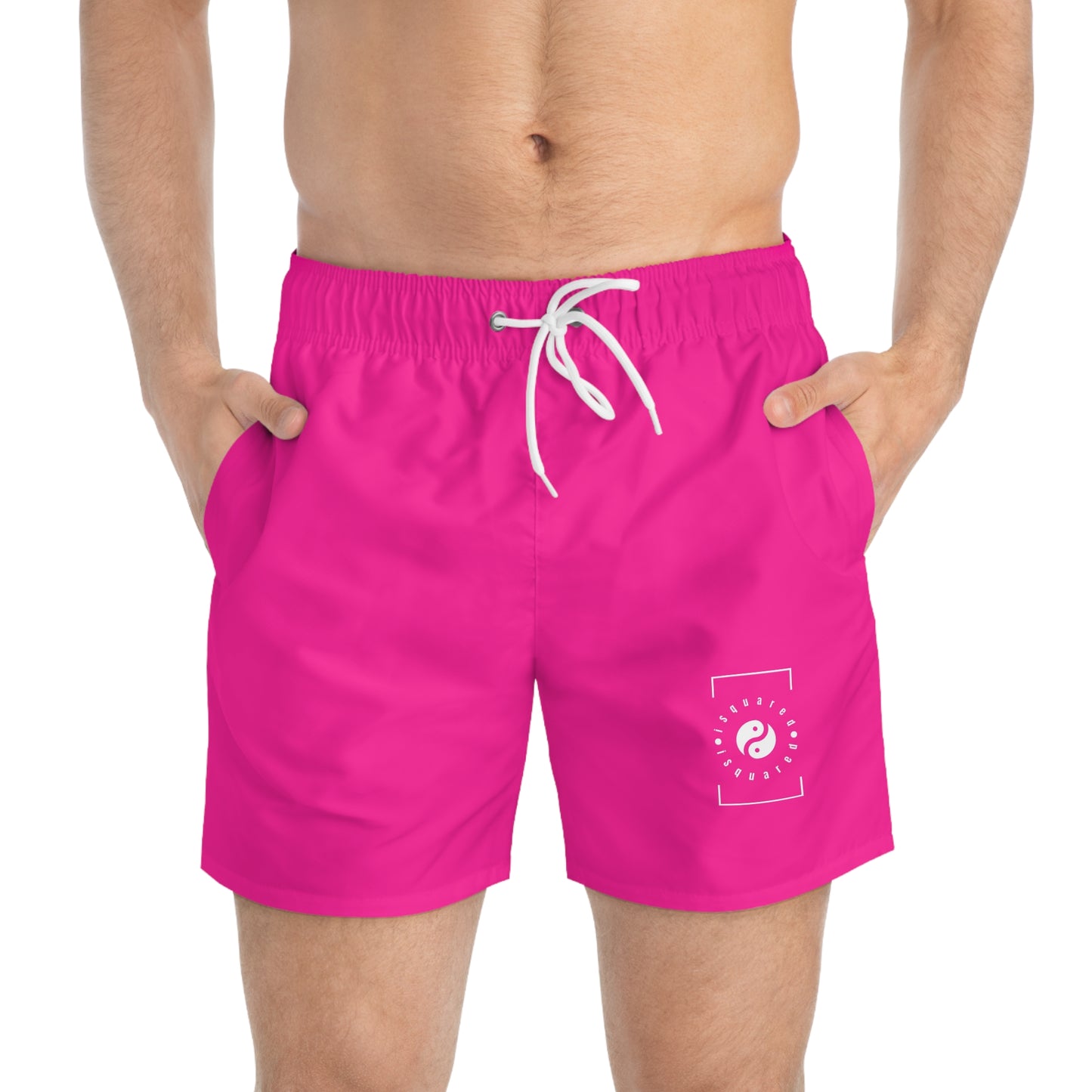 #FF0099 Sharp Pink - Swim Trunks for Men