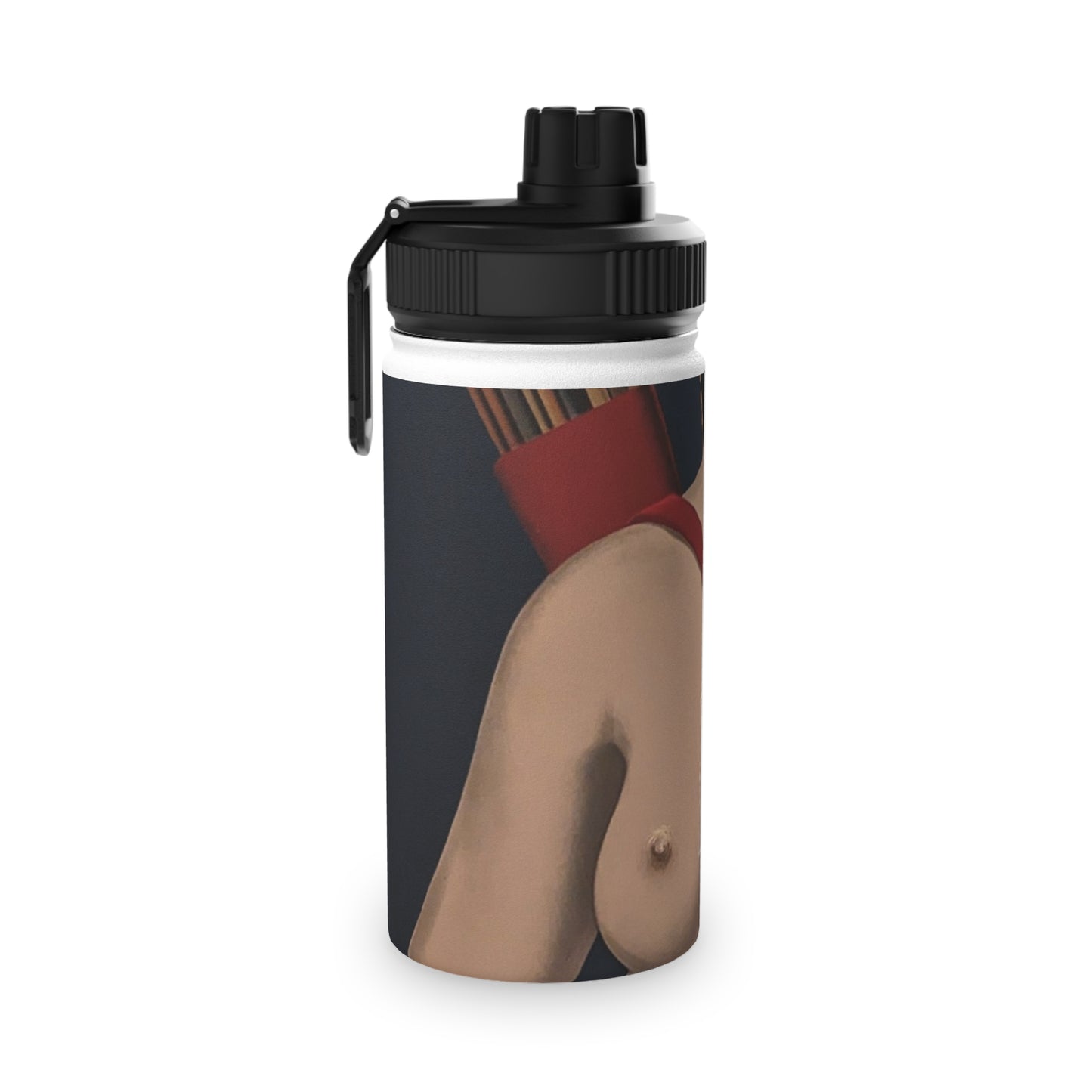 "La chaseresse - Felix Labisse" - Sports Water Bottle