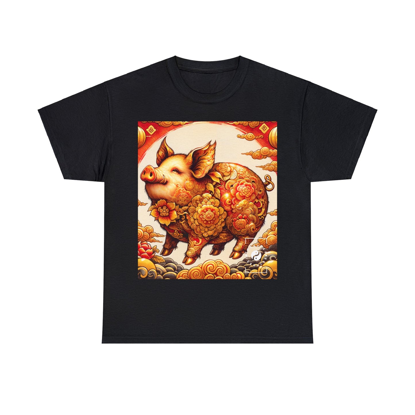 "Golden Prosperity: The Divine Swine Celebration" - Heavy T