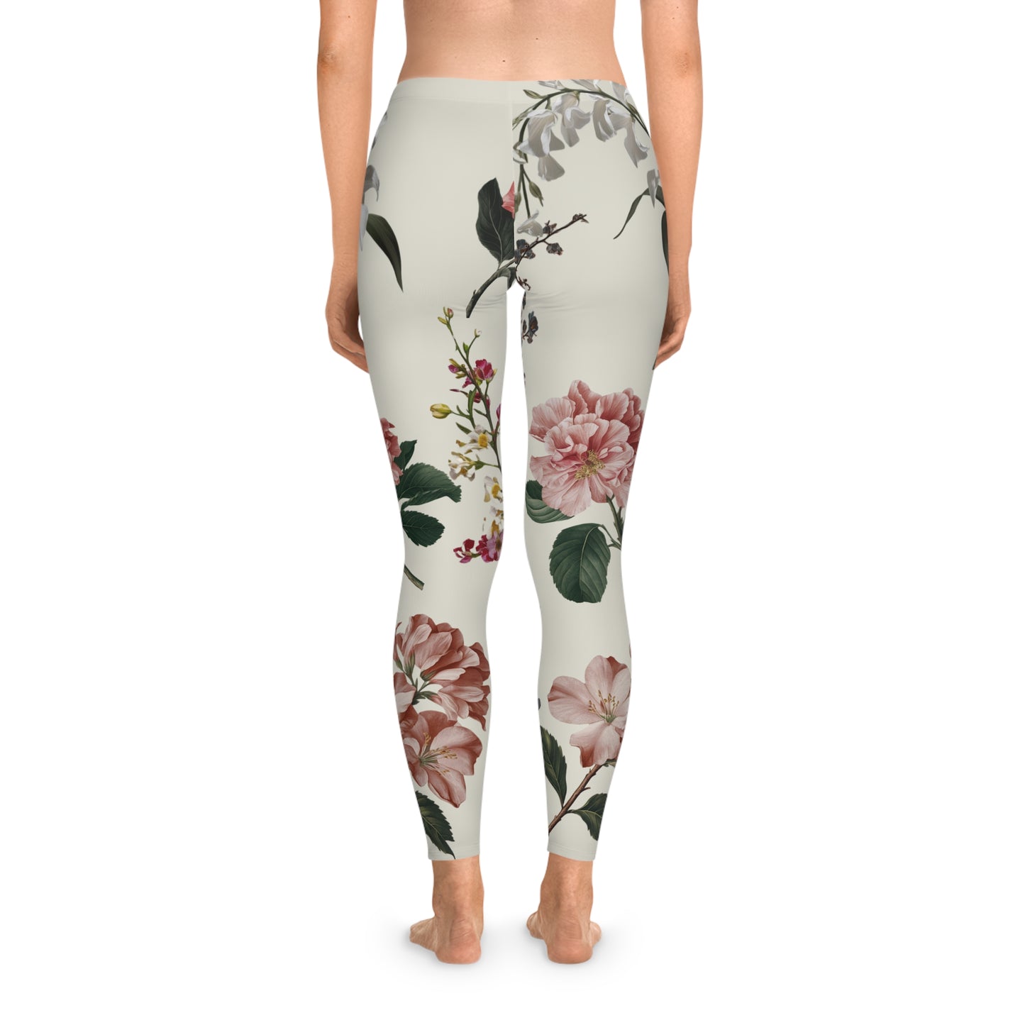 Botanicals on Beige - Unisex Tights