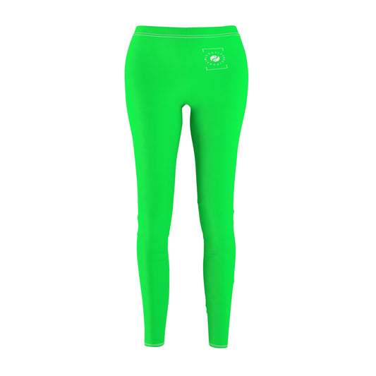 #0FFF50 Neon Green - Casual Leggings
