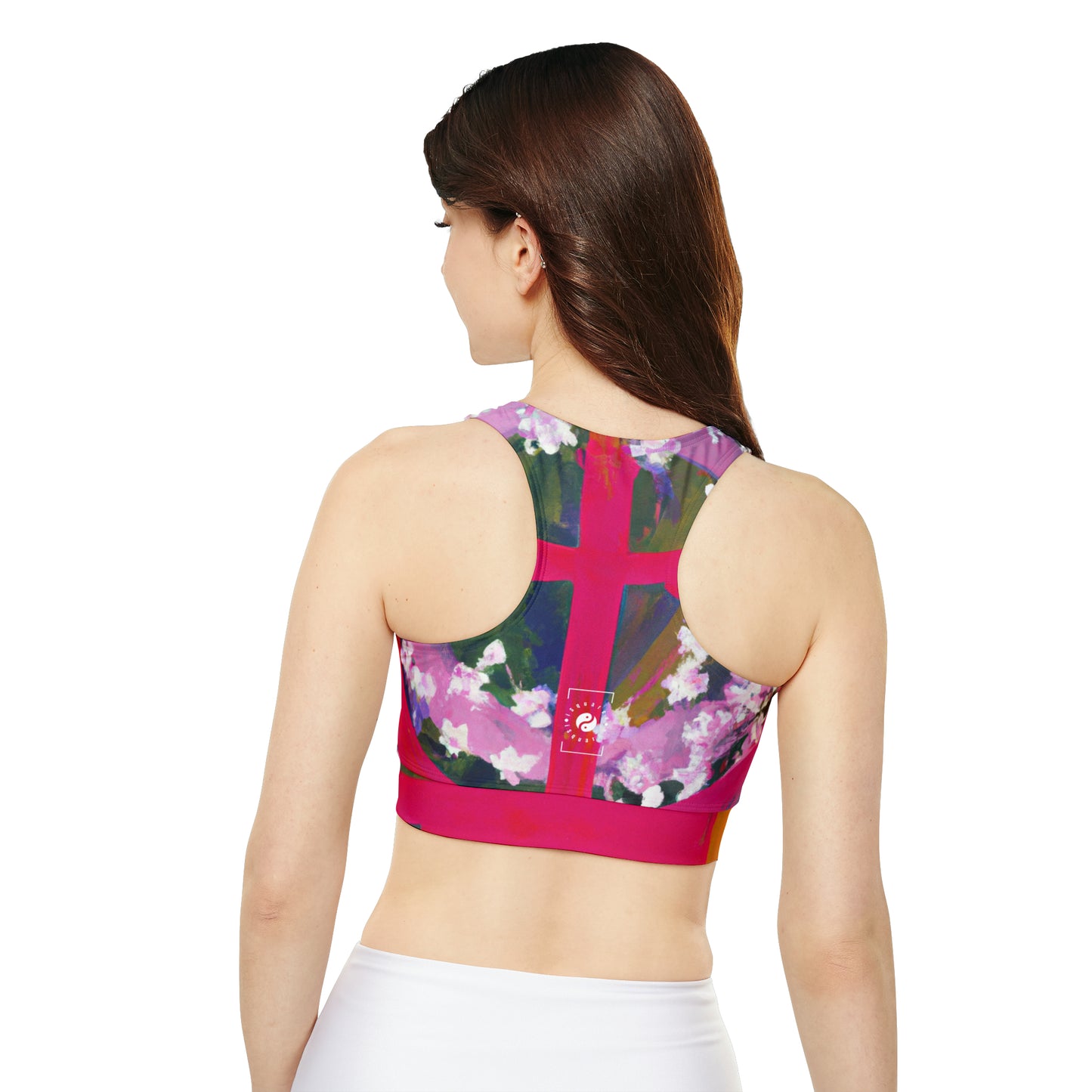 "Bloom Resurgence" - Lined & Padded Sports Bra