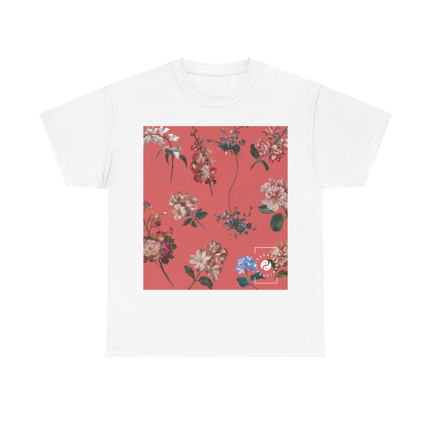 Botanicals on Coral - Heavy T