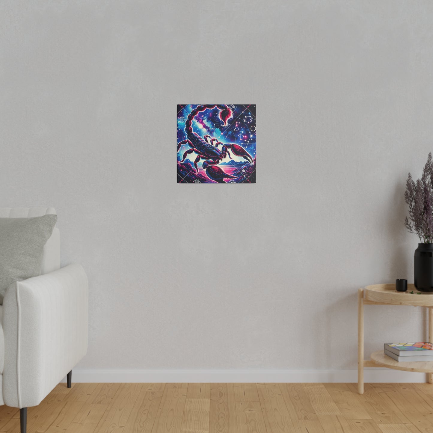 Crimson Scorpio - Art Print Canvas