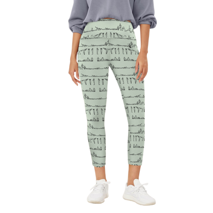 Bikram Pastel - iSquared Pocket Leggings