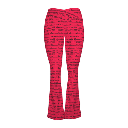Bikram Series - Cross Waisted Flair Leggings REFINED