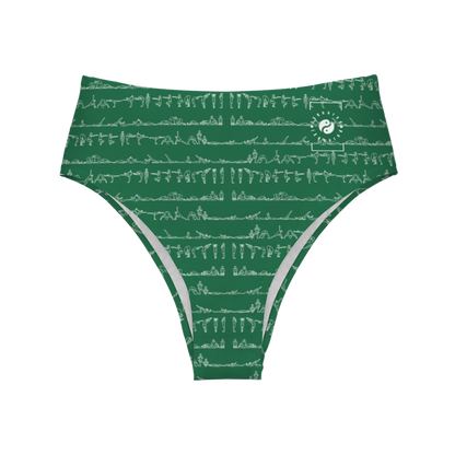 Bikram Ember - High Waisted Bikini Bottom