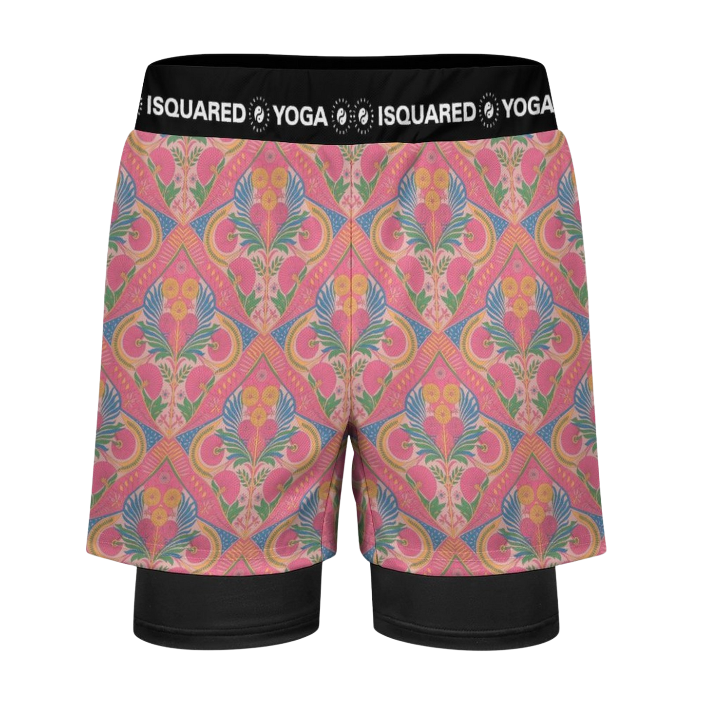Jaipur Love - Compression Yoga Shorts