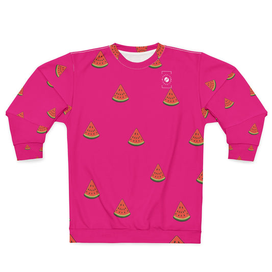 #DF0086 Pink + Watermelon - Unisex Sweatshirt