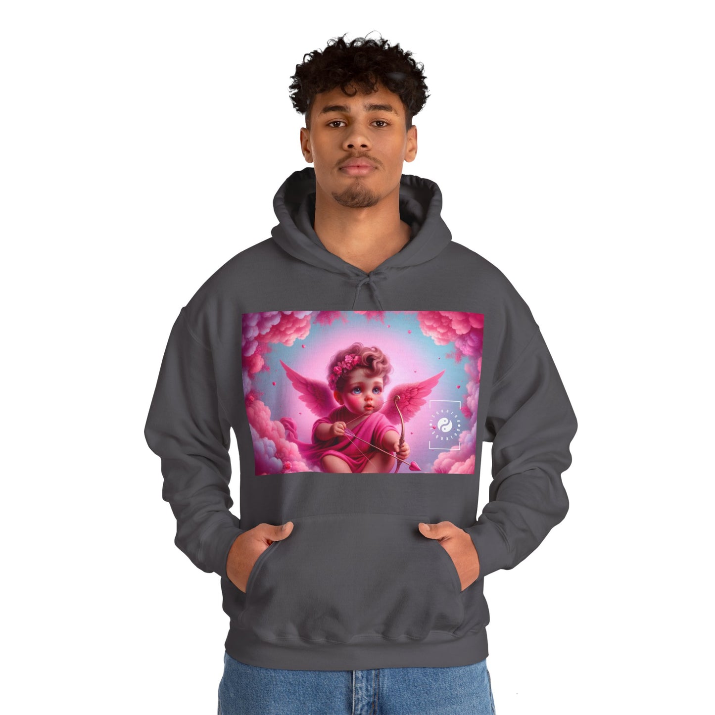 "Bold Blush: A Cupid's Love Affair" - Hoodie