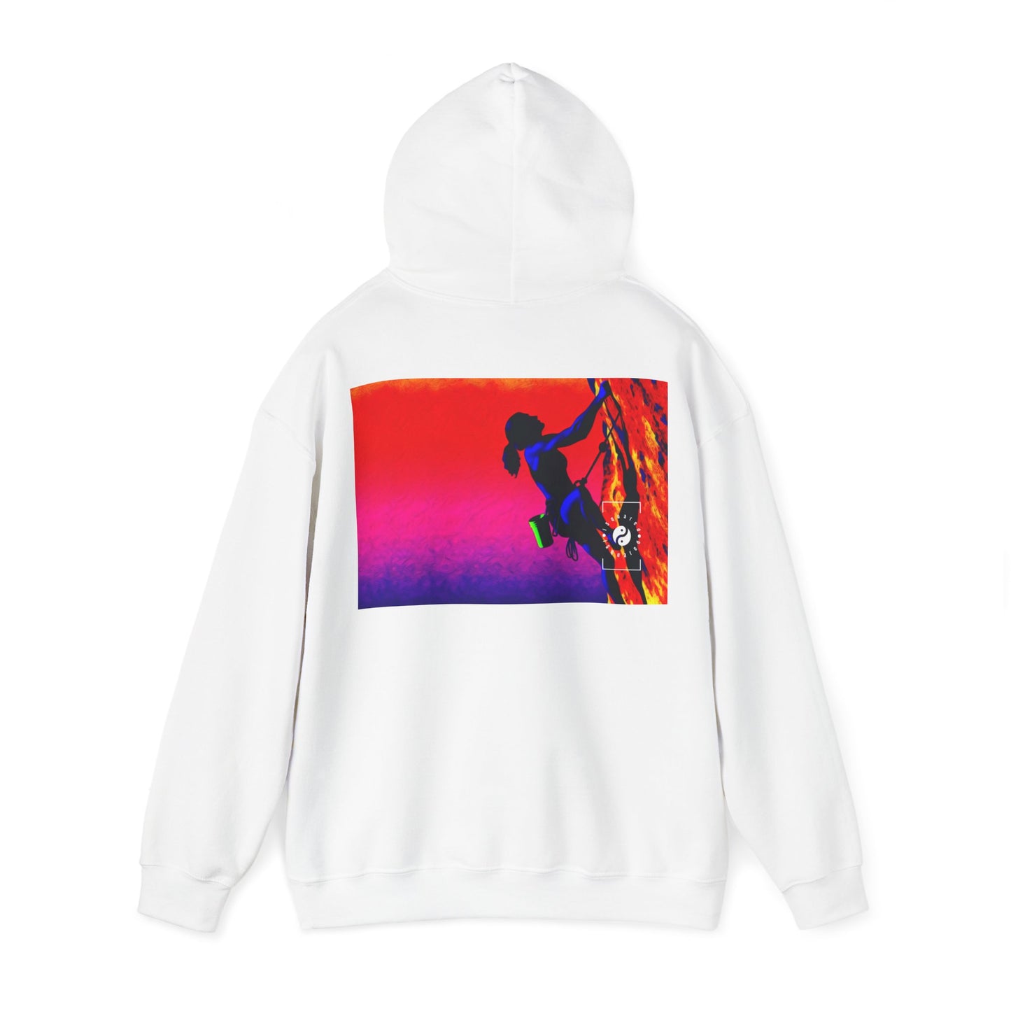 "Technicolor Ascent: The Digital Highline" - Sweat à capuche