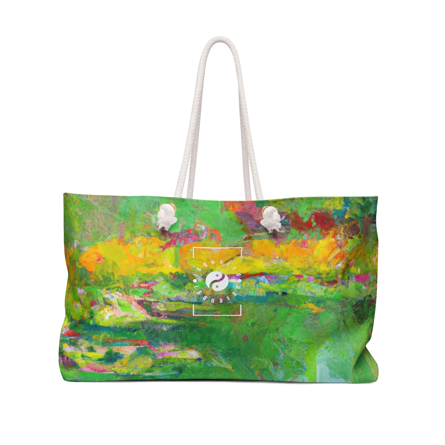 "Lily Aquarelle: Dusk Reflections" - Casual Yoga Bag