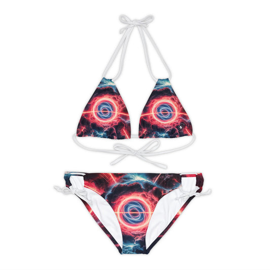 Cosmic Fusion - Lace-up Bikini Set