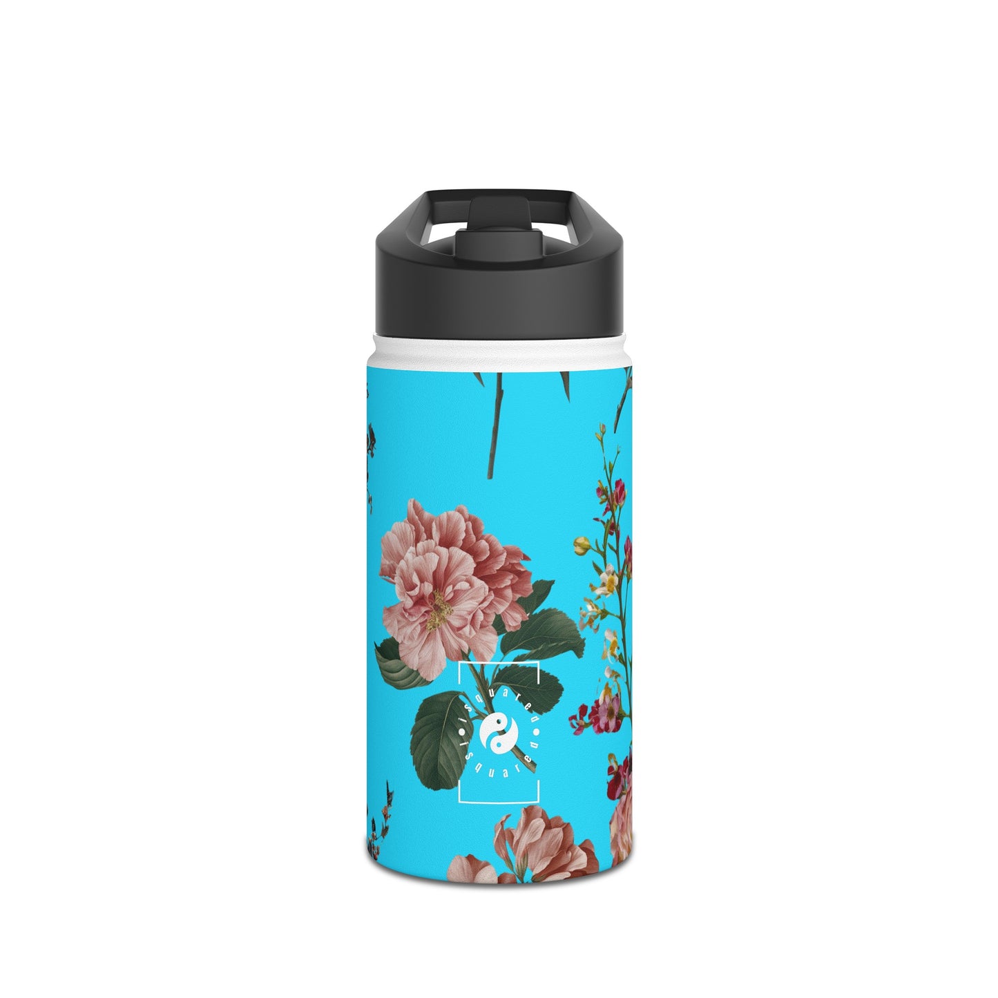 Botanicals on Azure - Water Bottle