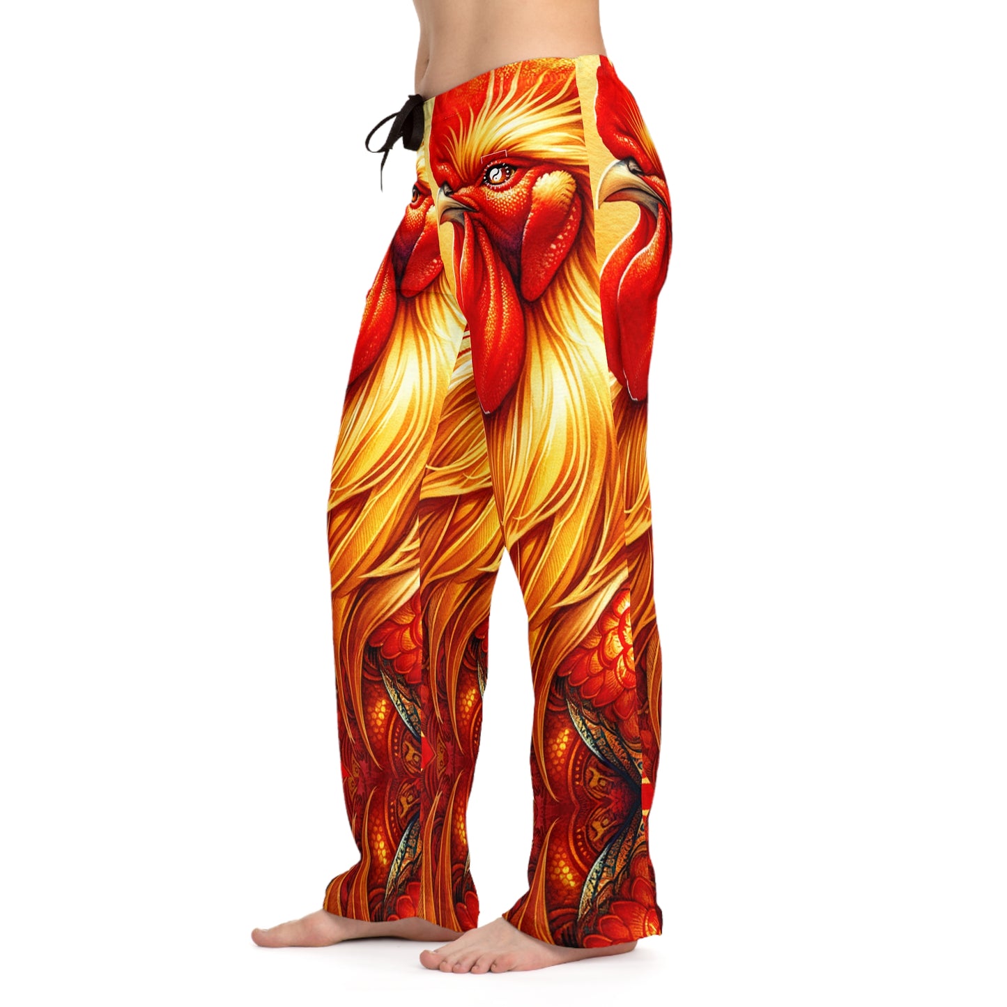 "Crimson Dawn: La renaissance du coq d'or" - Pantalon lounge femme