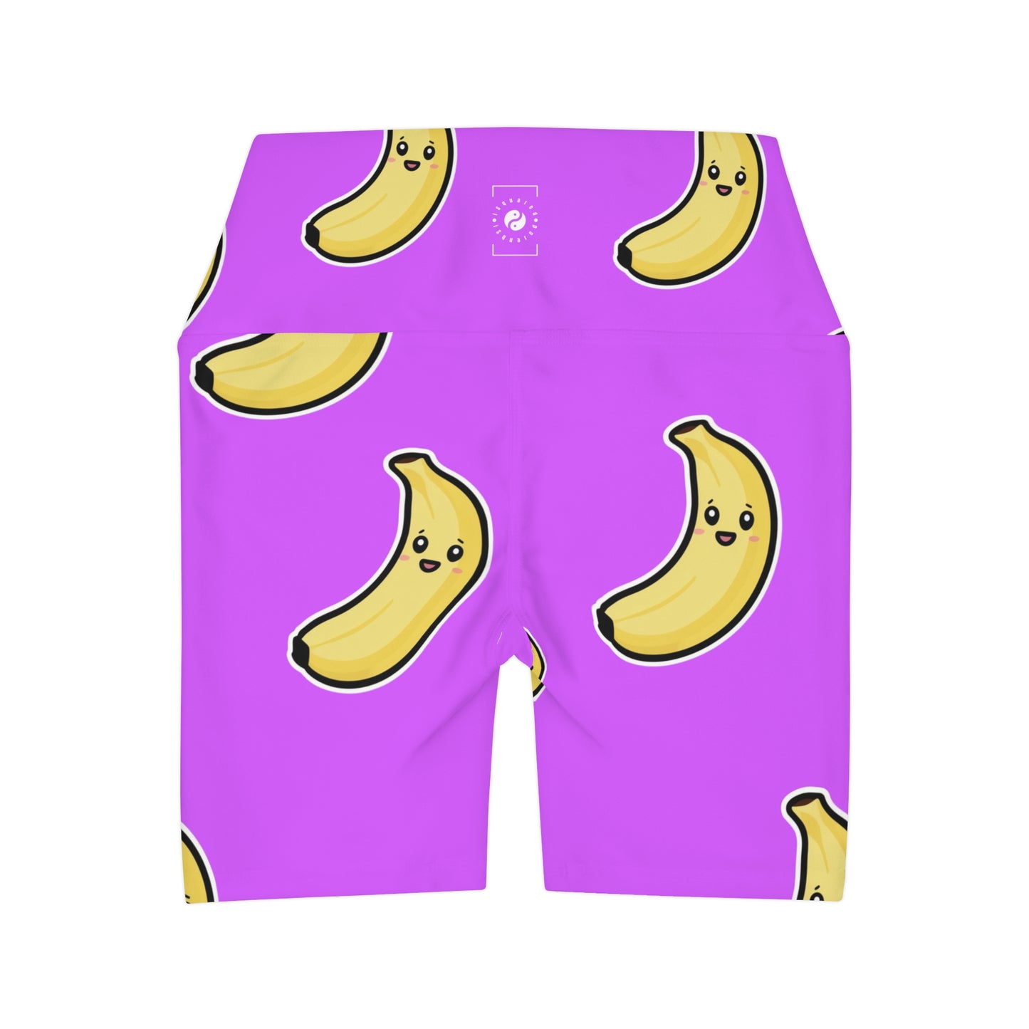 #D65BFF Violet + Banane - short
