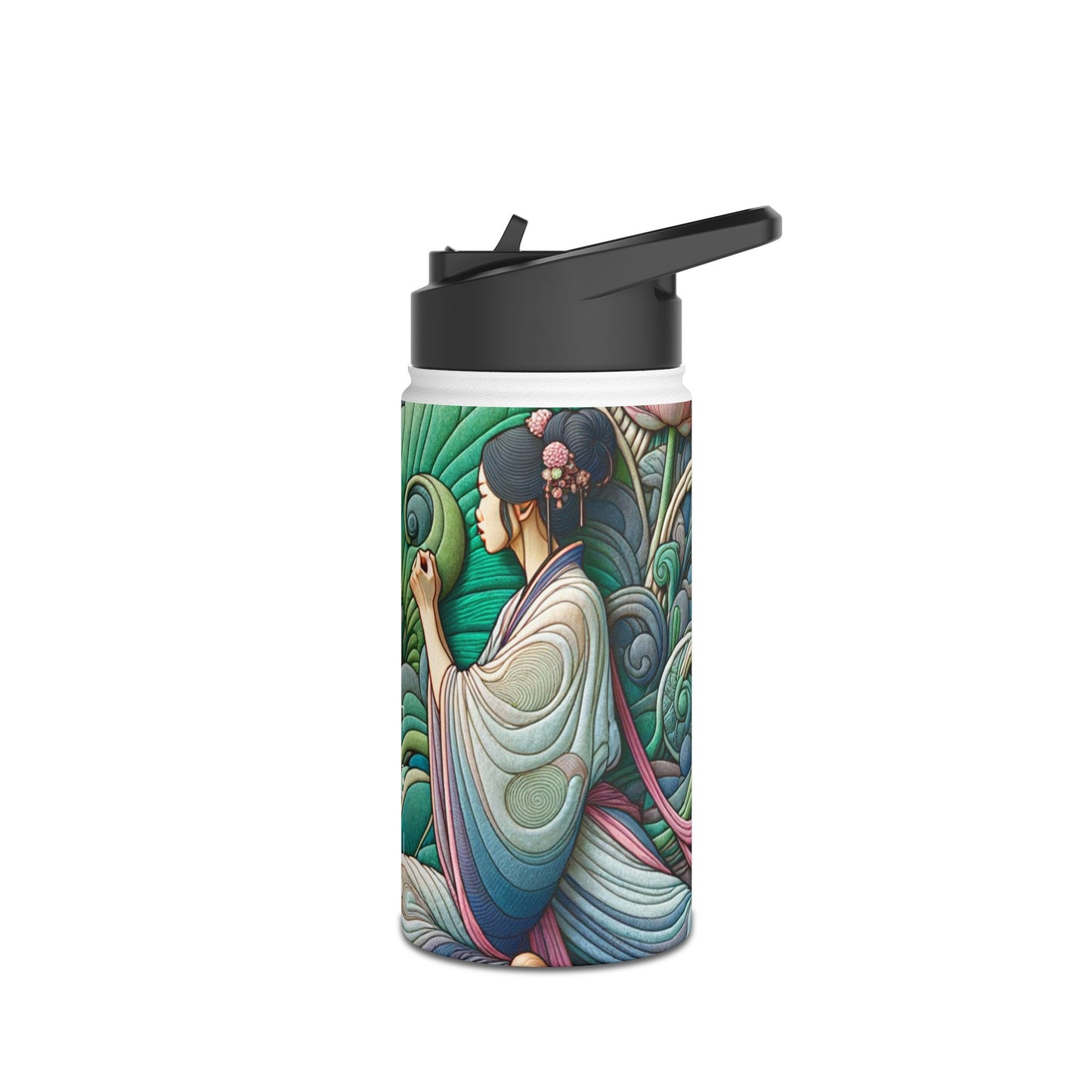 "Lotus Echo Serenity" - Water Bottle