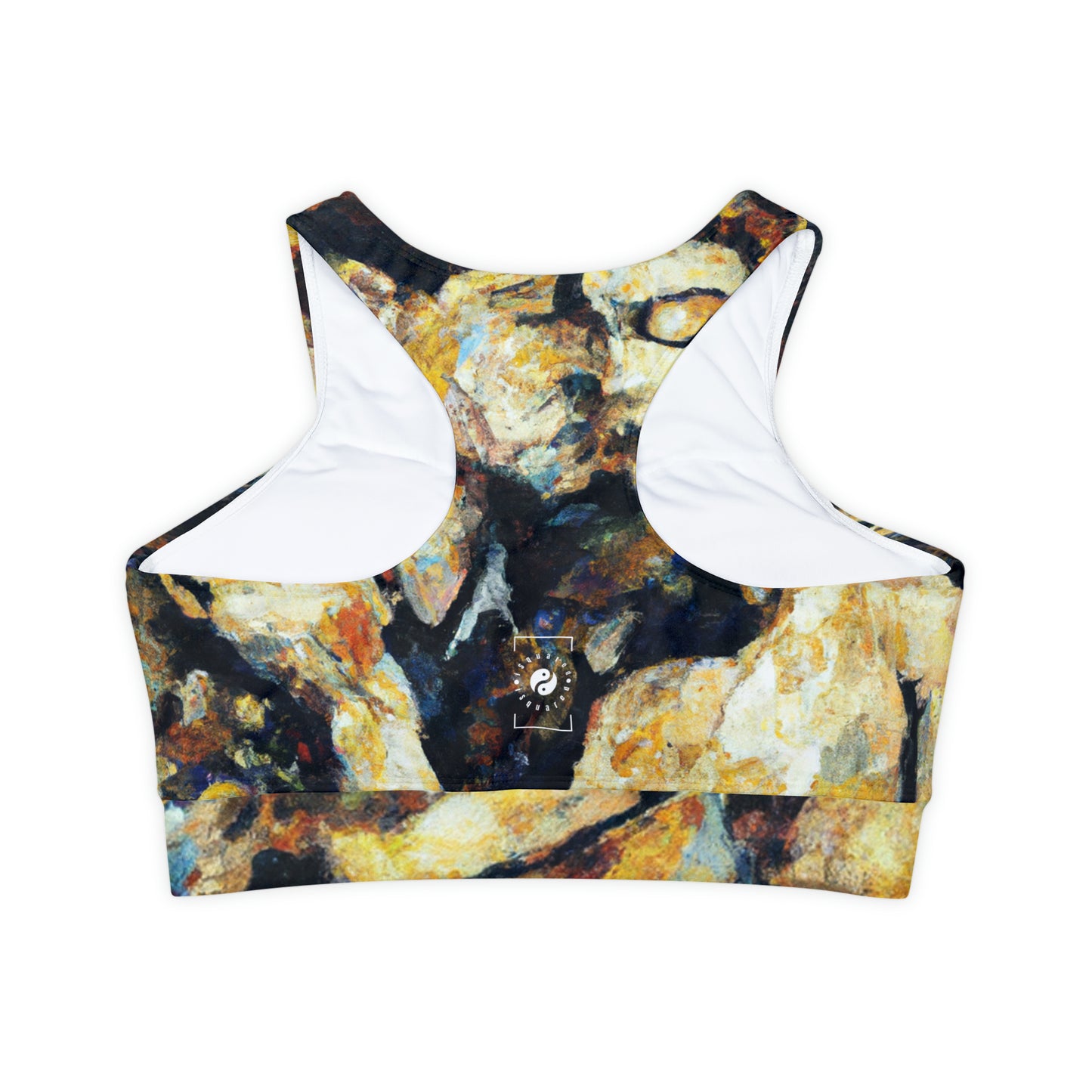 "Embracing Chromatics" - Lined & Padded Sports Bra