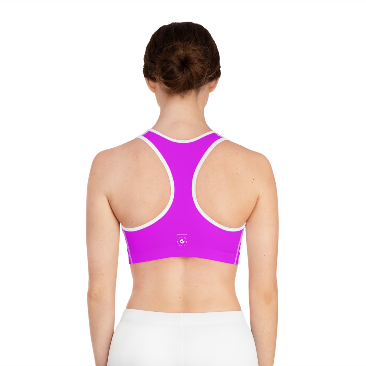 #f000ff Neon Purple - High Performance Sports Bra