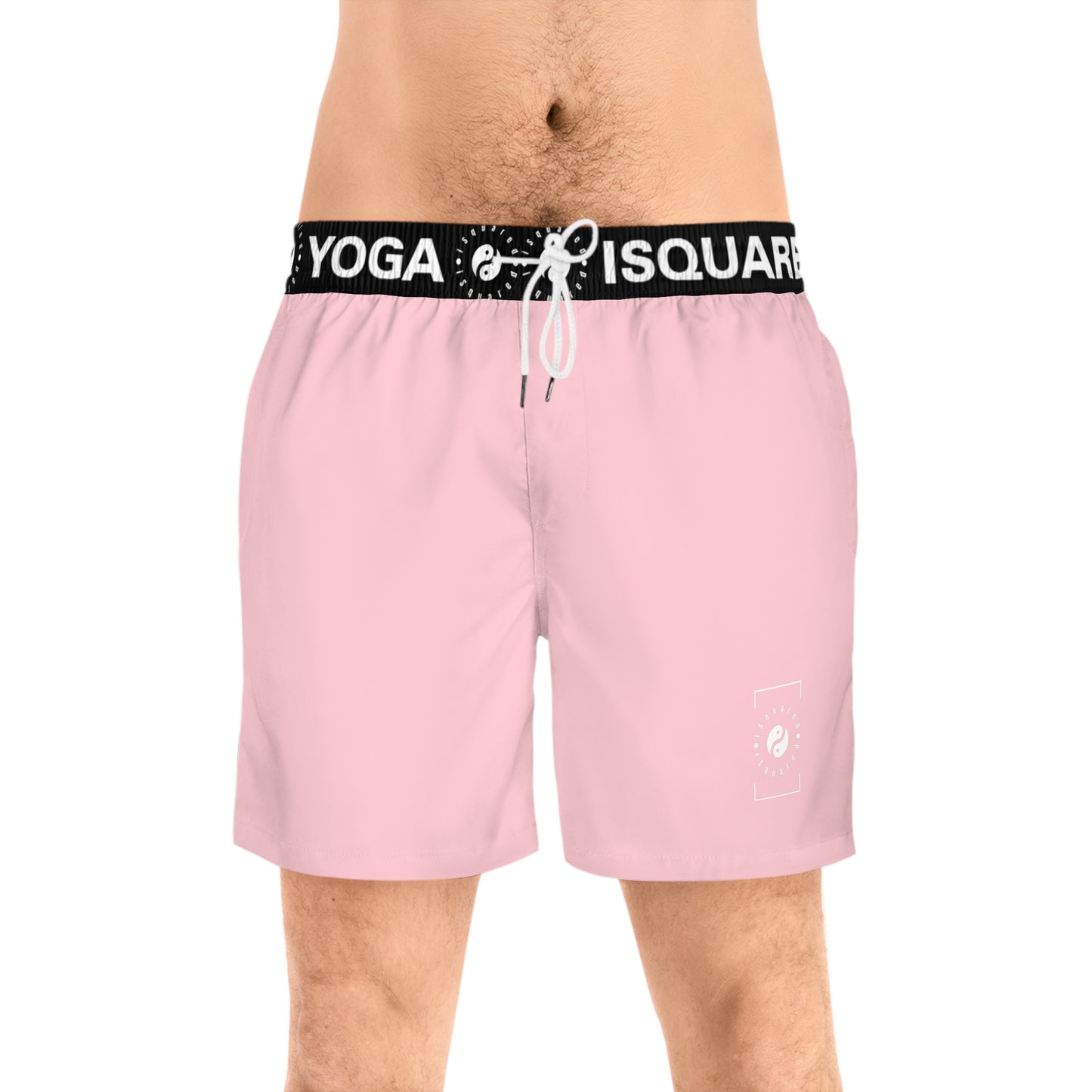 FFCCD4 Light Pink - Swim Shorts (Mid-Length) for Men