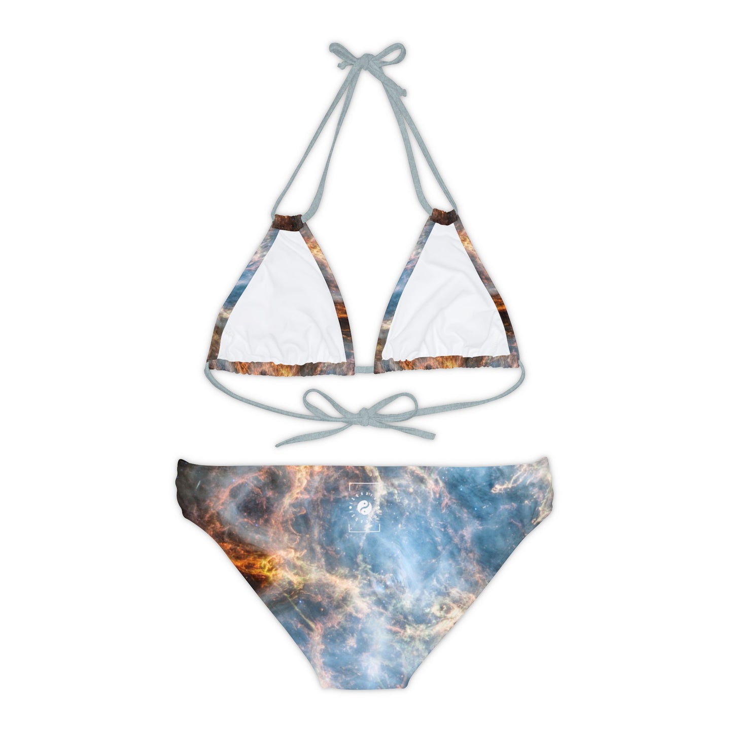 Crab Nebula (NIRCam and MIRI Image) - Lace-up Bikini Set
