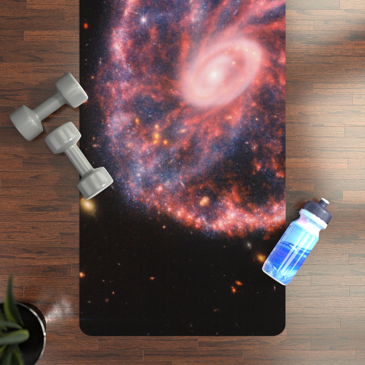 Cartwheel Galaxy (NIRCam and MIRI Composite Image) - Yoga Mat