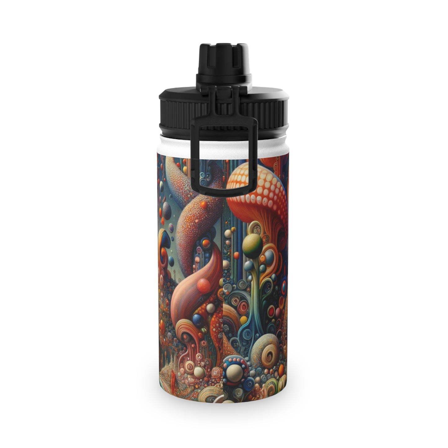 Kaleidoscopic Eden - Sports Water Bottle